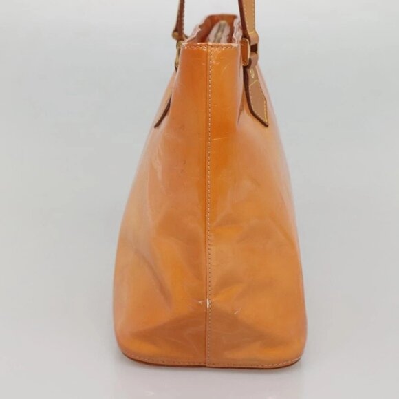 LOUIS VUITTON Monogram Vernis Houston Bag Marshmallow Pink M91302 LV Auth BA3921 - Picture 3 of 16